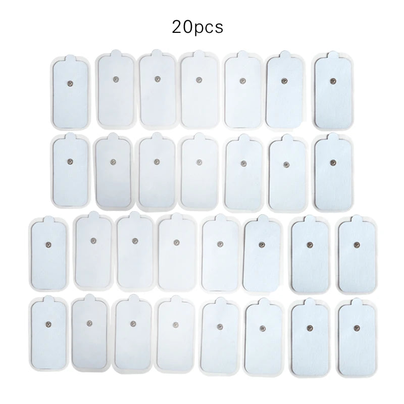 10/20/30pcs 5x10cm Self-adhesion EMS Gel Electrode Pads for TENS Acupunctu Unit Slimming Electric Body Massager