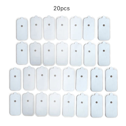 10/20/30pcs 5x10cm Self-adhesion EMS Gel Electrode Pads for TENS Acupunctu Unit Slimming Electric Body Massager