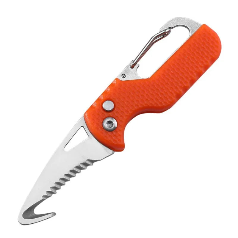 1-4PCS Portable Mini Unboxing Tool Letter Opener Serrated Hook Package Opener Express Box Cutter Safe Compact Tool