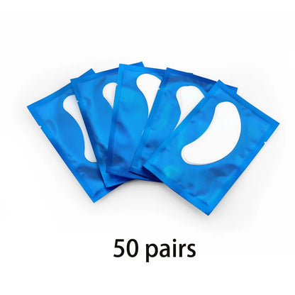 20/50/100pcs Eye Patches Eyelash Extension Under Eye Pads Makeup Eyelash Patches Tip Stickers Pads For Eyelash Extension Makeup