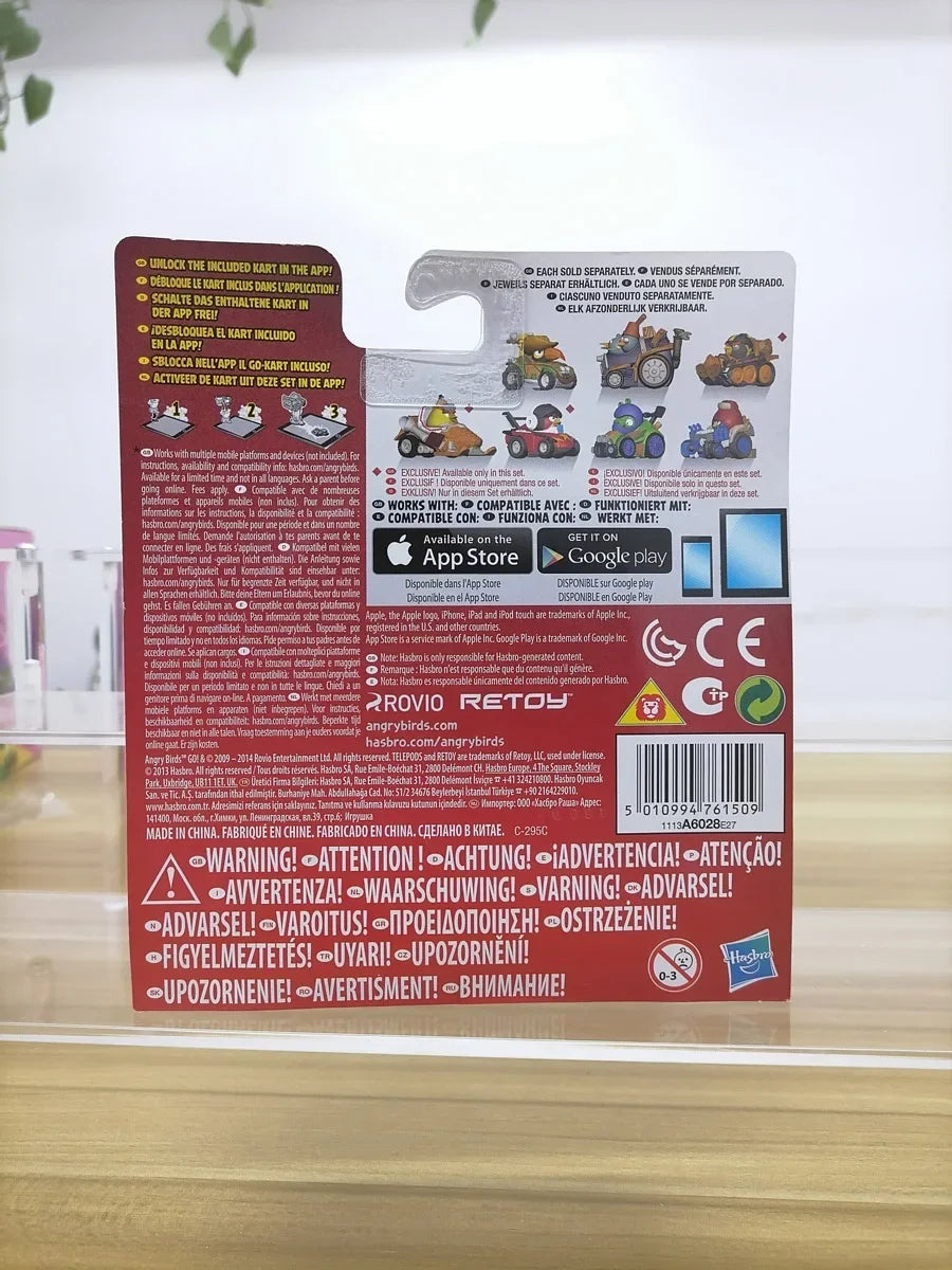 Angry Bird Karts Action Figure Telepods Retoy Figures Angrybirds Go Games Doll Toys for Kids Collectible Table Ornaments