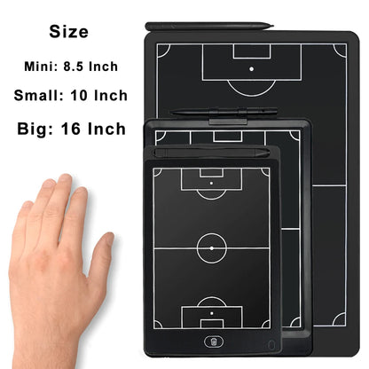 8.5/10/16-Inch LCD Electronic Football Tactical Tablet Strategy Marker Basketball Board Soccer Coach Blackboard Sports Training