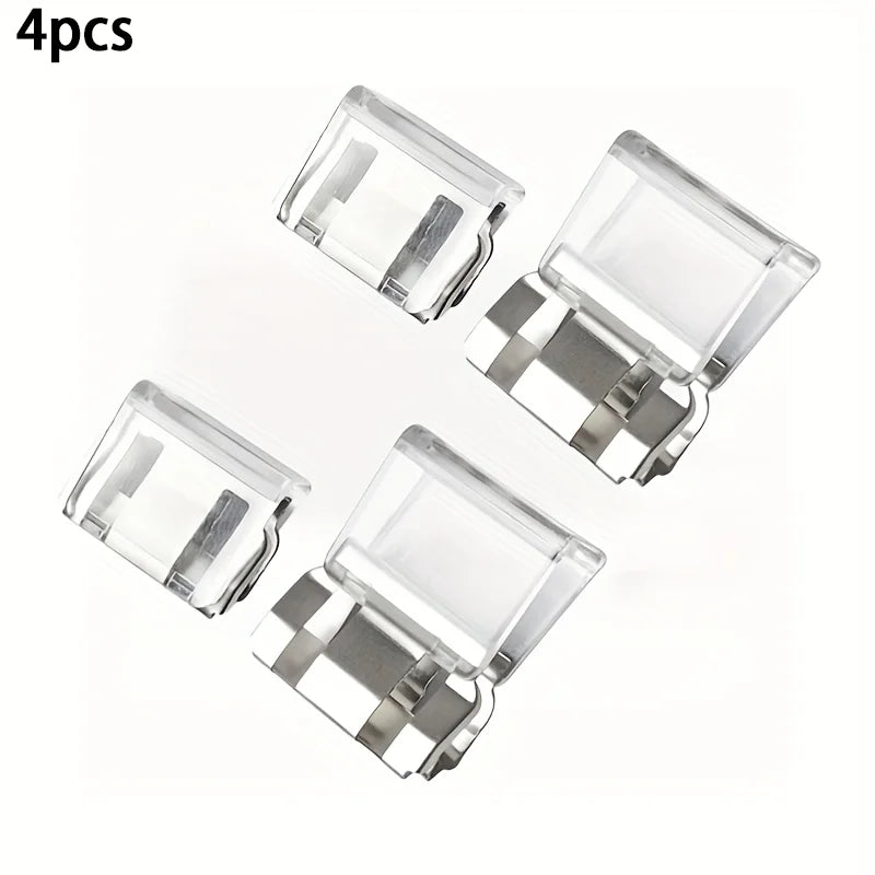 1-20pcs Multi-Function Leg Edge Clips Invisible Trouser Legs Fixing Clips for Instant Shortening,Transparent and Decorative