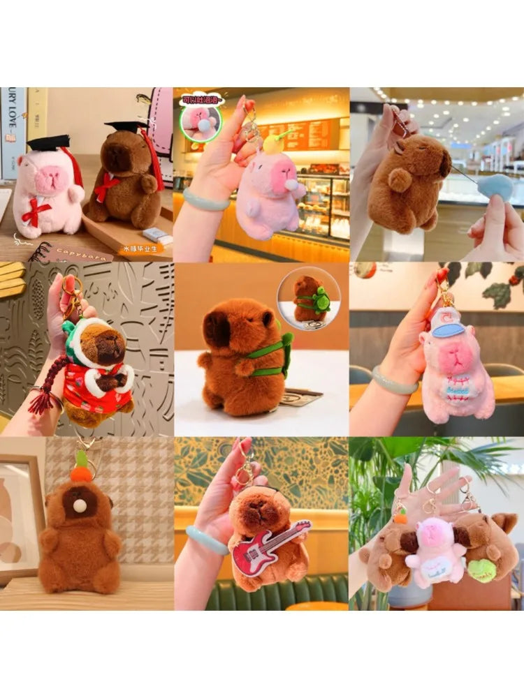 Cute capybara plush doll doll Super sweet plush toys, cute plush toys, children's gifts, interior decoration, birthday gifts.