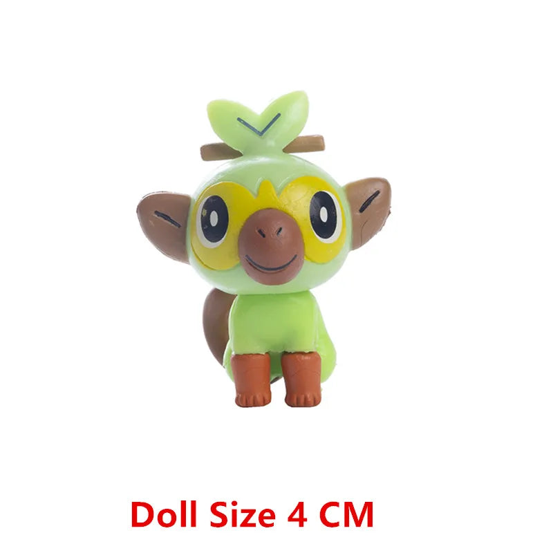 Pokemon Anime Figure Pikachu Eevee Charizard Mewtwo Cartoons Figure Collection Model Pocket Monster Action Toys Kids Birthday Gi