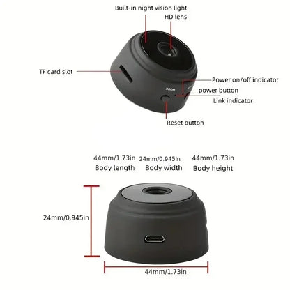 Mini A9 WiFi 1080P HD Security Camera Wireless Monitoring Security Protection Remote Monitor Surveillance Camcorders Smart Home