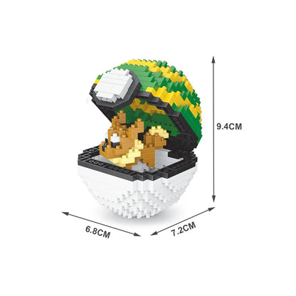 75 Style Pokemon Building Blocks Assembly Anime Picachu Charizard Doll Blastoise Bulbasaur Gengar Bricks Toy for Kid Gift