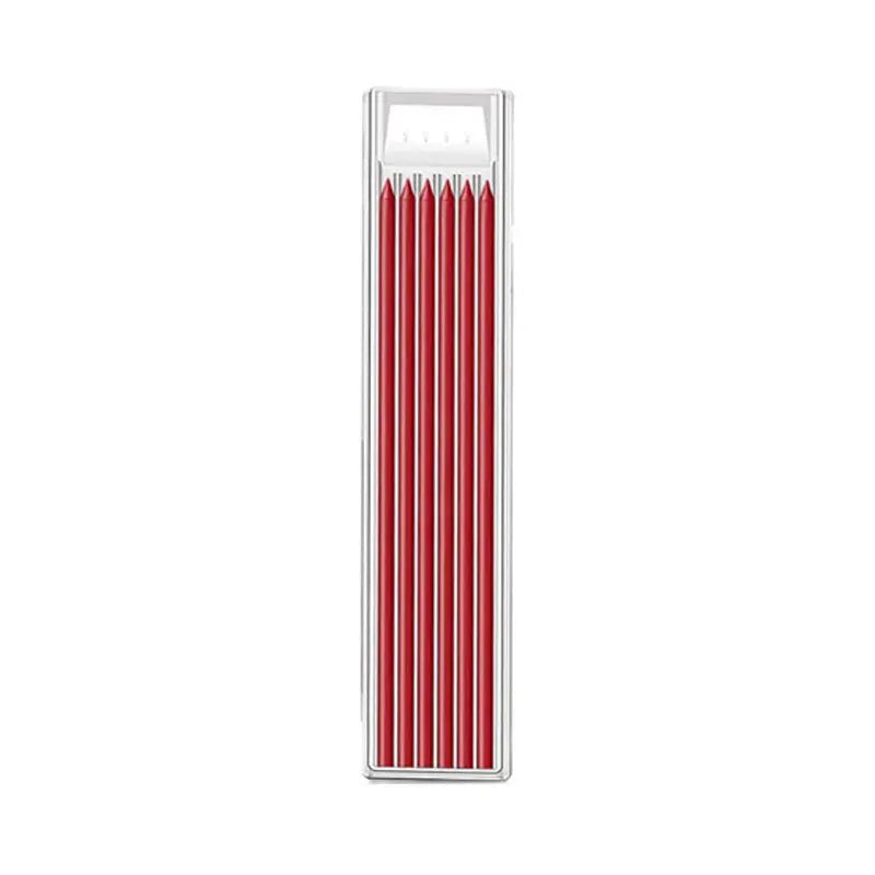 2.8mm Solid Carpenter Mechanical Pencil with Sharpener for Woodworking Construction Long Head Carpenter Pencil Stationery Supply