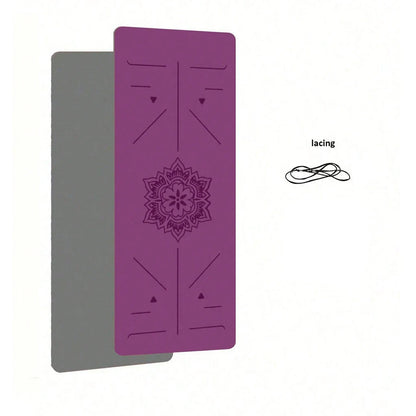 Anti-slip yoga MATS, Pilates fitness MATS, eco-friendly, women's yoga MATS, and exercise MATS suitable for home workouts