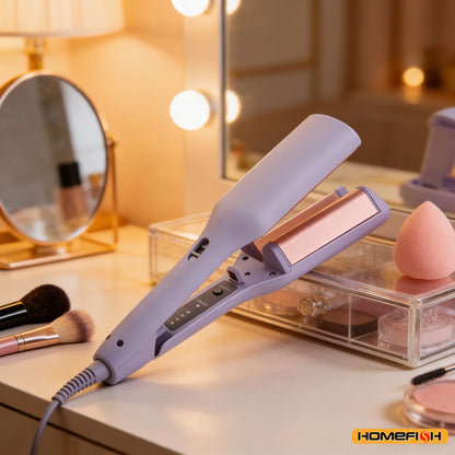 Smart 32mm Auto-Curling Iron with Ceramic Heating & Ion Care, Adjustable Temperature for Long-Lasting Curls