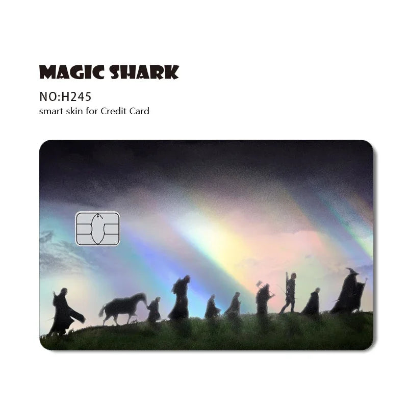 2025 New Cute Holographic Mouse Cat No Fade Laser Reflective Front Skin Cover Skin Sticker for Credit Card Debit Bank Card