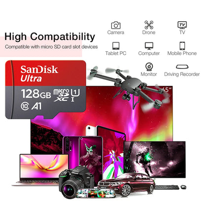 Ultra Micro tf SD 128GB 32GB 64GB 256GB Micro tf SD Card SD/TF Flash Card Memory Card 32 64 128 gb miniSD for Phone