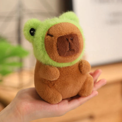 Capybara Plush Toy Pendant Keychain Capibara Cosplay Pokemon Pikachu Disney Stitch Sanrio Kuromi Plushies Stuffed Bag Decor Gift