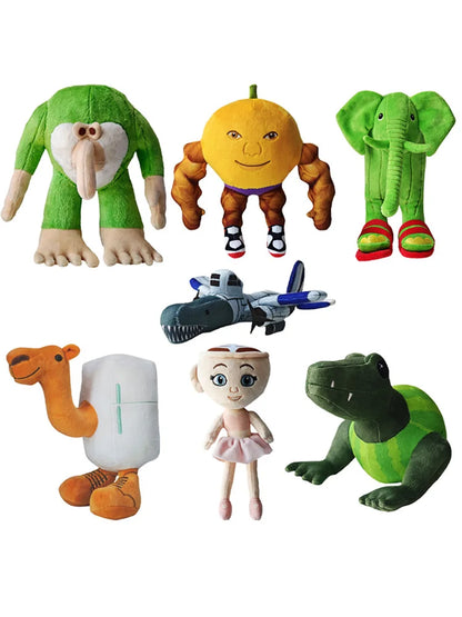 Tung Tung Tung Sahur Plush Tralalelo Tralala Stuffed Doll Funny Cartoon Soft Stuffed Animal Toy Cute Pillow Decor Kids Gifts
