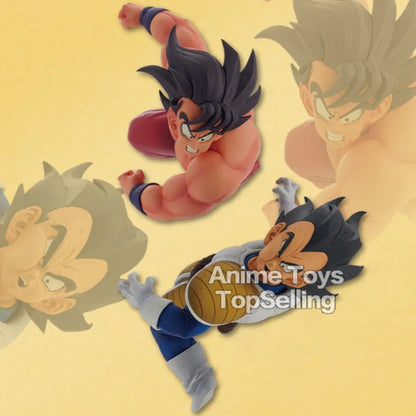 23cm/9.05in Anime Dragon Ball Z Figure Goku Vs Vegeta Figure Goku Figure PVC Vegeta Collectible Model Toys Gifts