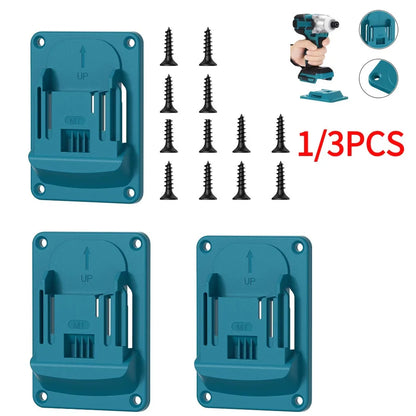 1/3 PCS Electric Tool Holder Dock Mount Storage Rack For Makita 18V Tool Holder Drill Holder Slots Stand