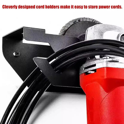 1/2Pcs Angle Grinder Holder 2 Pack Wall Mount Cutters Holder Storage Rack Heavy Duty Steel Tool Organizer for Grinders & Polishe