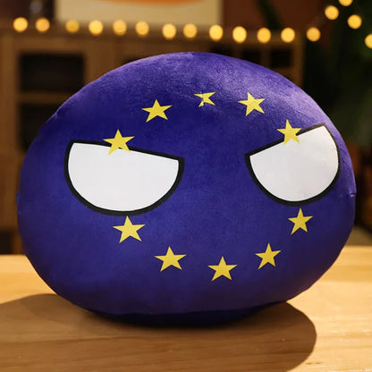 Wholesale Hot 10/30/40cm Polandball Country Ball Toy Plush Pendant Doll Countryball Ussr Usa France Russia Uk Japan Germanyitaly