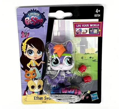 Hasbro Littlest Pet Shop Doll Toys Original Cute Animal Action Figure Mini Dolls Q Pets Toy Children Birthday Gifts Collection