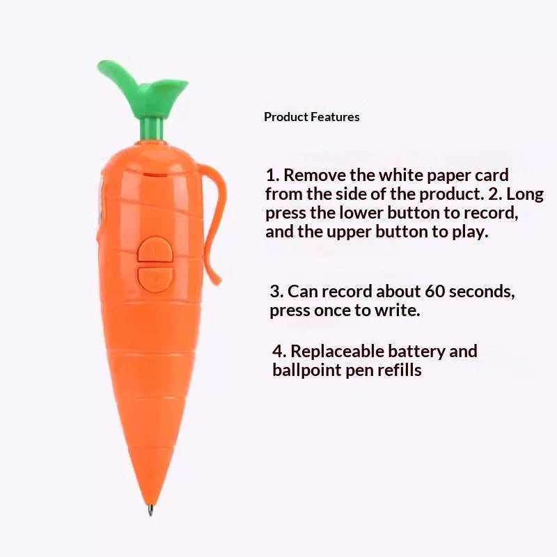 Animation Zootopia 2 Judy Rabbit Police Officer Nick Carrot Recorder Props Can Write And Record Cute Toy Gift For Student