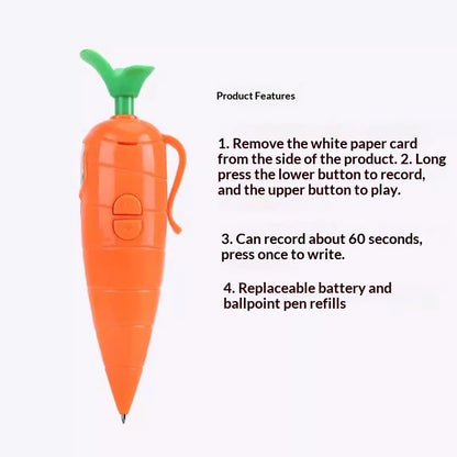 Animation Zootopia 2 Judy Rabbit Police Officer Nick Carrot Recorder Props Can Write And Record Cute Toy Gift For Student