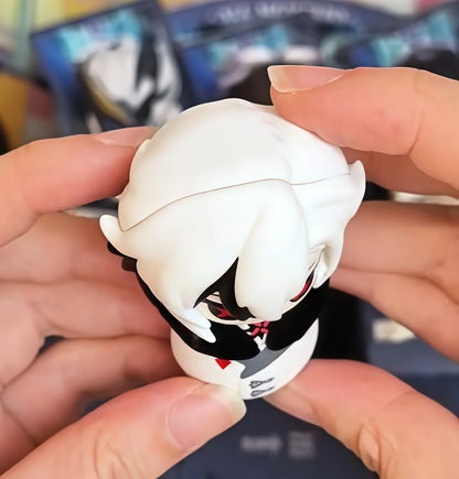 Mihoyo Genshin Impact Fatui Harbinger Q Version Series Blind Box Desktop Mini Doll Model Toys Trend Decoration Surprise Gifts
