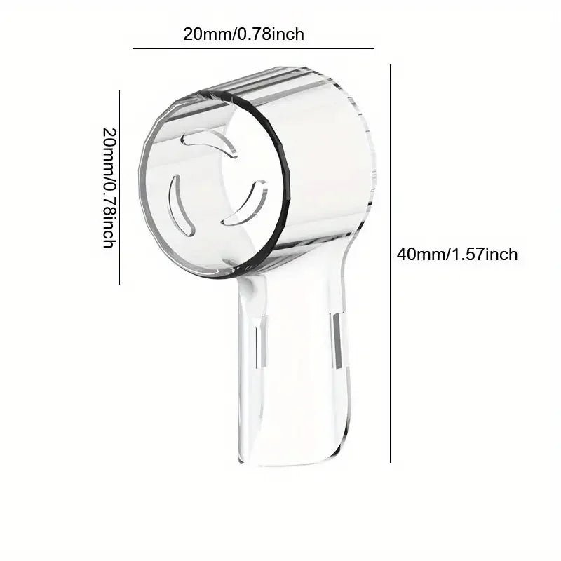 Toothbrush Dustproof Covers Caps Compatible with Braun Oral B Replacement Heads and iO Series Electric Toothbrush Head Protector