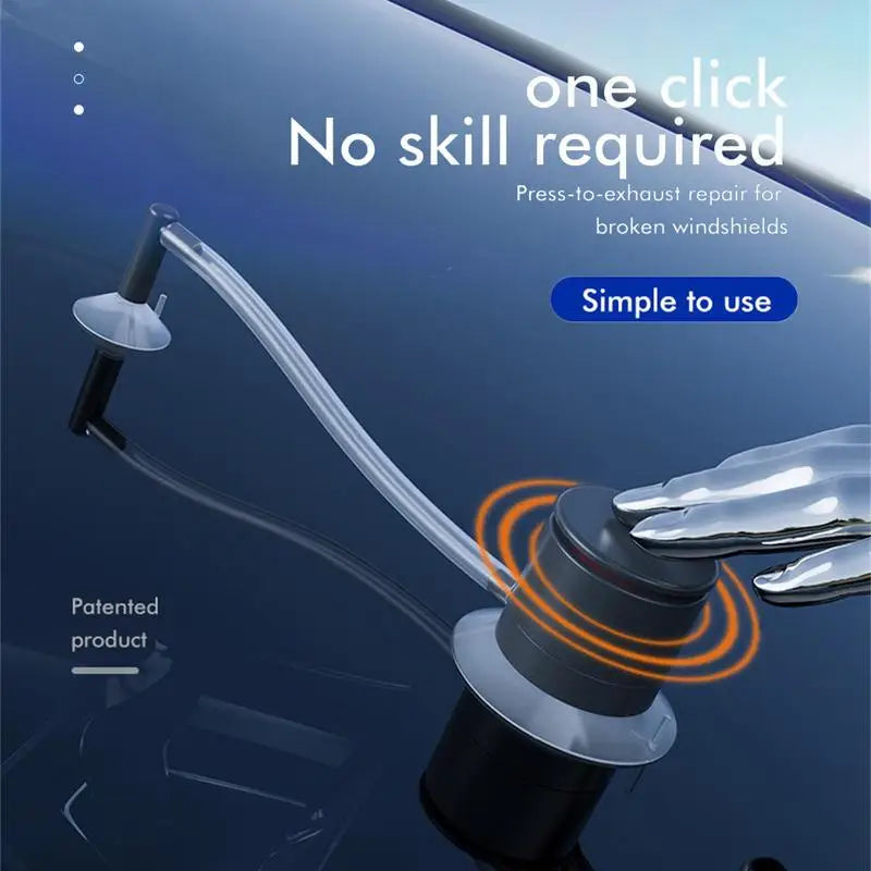 Windshield Repair Kit Automotive Glass Nano Repair Fluid Air Pump Type Crack Fix Tools Car Windscreen Window Scratch Remover