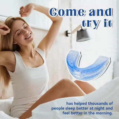 Adjustable Anti Snoring Oral Guard Oral Cover Reduces Temporomandibular Joint Disorders Alleviates Sleep Improves Breathing