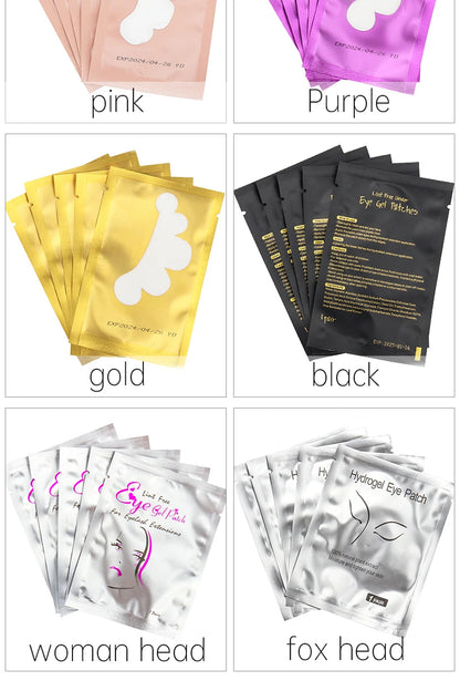 50 Pairs Grafting False Lashes Cloud Shape Paper Eye Gel Patches Under Eye Pads Tips Eyelash Extension  Makeup Tools