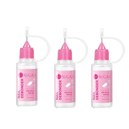 Nail Solid Gel Glue Remover & Debonder Fast Dissolve Liquid for Fake Tips Press On Nails, False Nails | Quick Manicure Tool