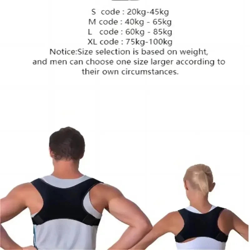 Posture Support Belt for Better Alignment - Lightweight Back Support for Sitting & Standing, Helps Maintain Upright Posture