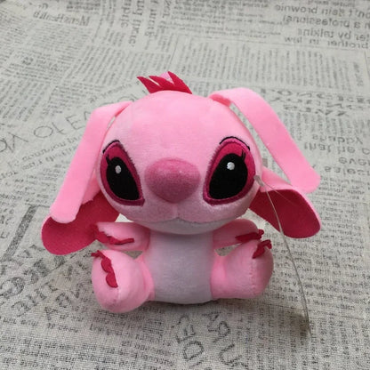 Disney Lilo and Stitch Plush Doll Toy Bouquet Stitch Animal Stuffed Keychains Pendant Girl Kids Birthday Christmas Gifts