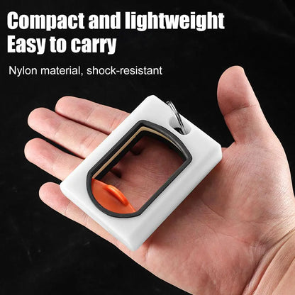 Square Cable Tie Organizer Fluorescent Cable Tie Organizer Portable Reusable Storage Cable Tie Holder Cable Tie Storage Tool