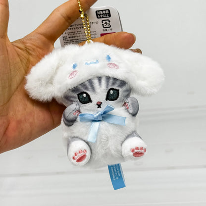 Anime Shark Cat Co Branded Cross-dress Kuromi Hello Kitty Cinnamoroll Plush Toys Collect Decoration Pendant Gift