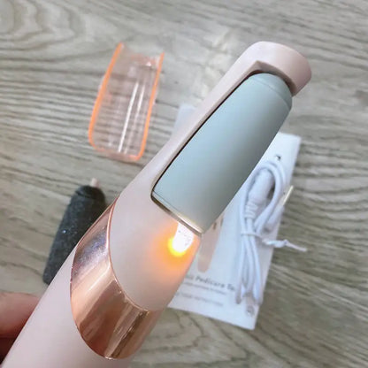 Cordless Rechargeable Electric Callus Remover, Foot File for Dry Coarse Skin Removal on Heels, for Women & Men