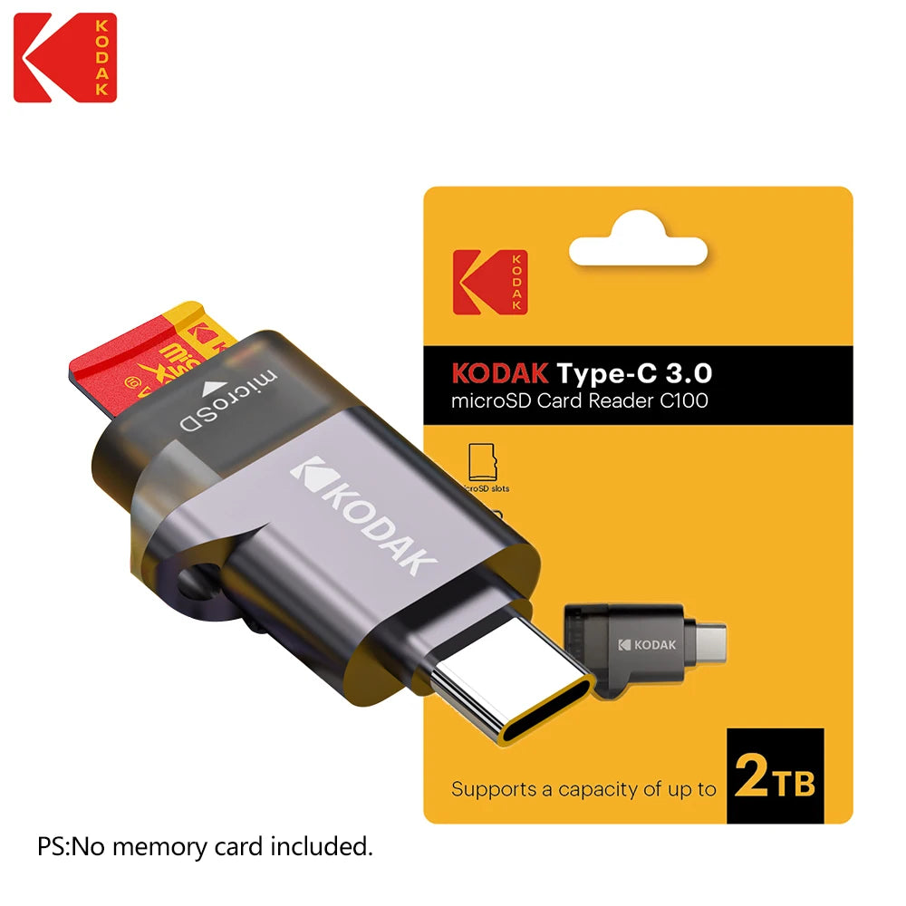 KODAK Micro SD Card U3 V30 128GB 256GB 64GB 4K High Speed TF Card for Phone Camera Drone