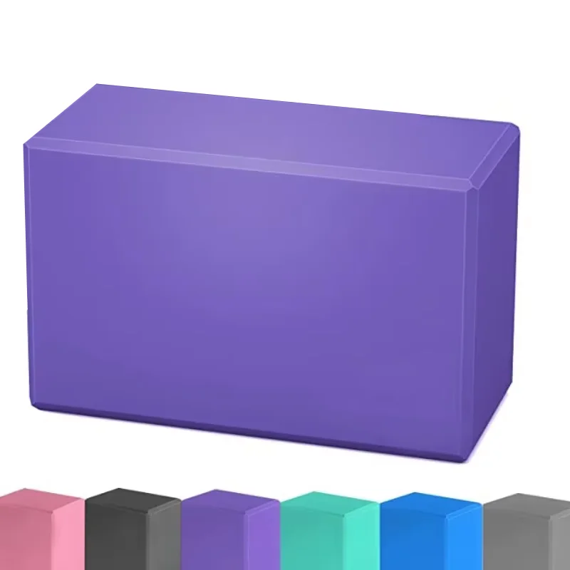 1PC Yoga Building Blocks Cubes Pilates Bricks Reinforcement Mats Sports Supplies Exercise Home Exercise Equipment Fitness Eva