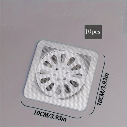 Floor Drain Sticker, Insect-proof Self-adhesive Bathroom Hair Filter Net, Sewer Filter, Kitchen Anti-blocking Mesh Net
