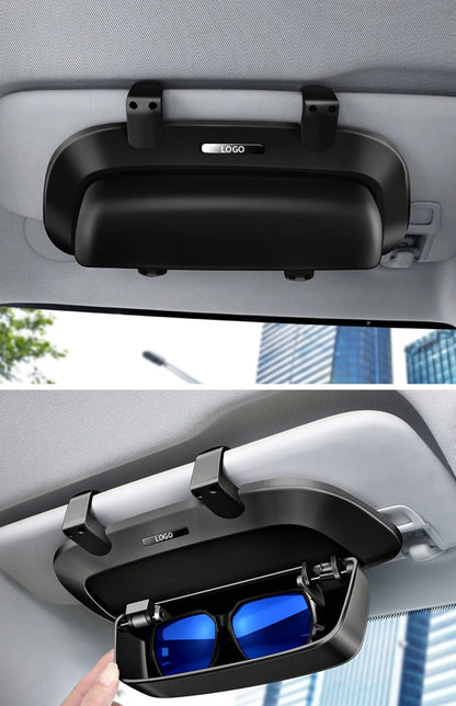 Car glasses case, sun visor, multifunctional car sunglasses holder, in-car glasses clip, modified storage box