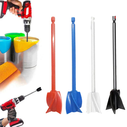 Epoxy Mixer Paint Drill Attachment Paddle Consistency Liquids Resin Head Stirrer Mixer Paint Resin Attachment With Drill Chuck