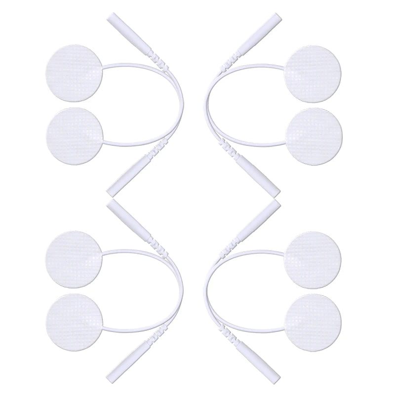 25mm Self-Adhesive Electrode Pads with Conductive Gel for EMS Electric Muscle Stimulator Pulse Massager Replacement Accessory