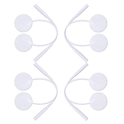 25mm Self-Adhesive Electrode Pads with Conductive Gel for EMS Electric Muscle Stimulator Pulse Massager Replacement Accessory