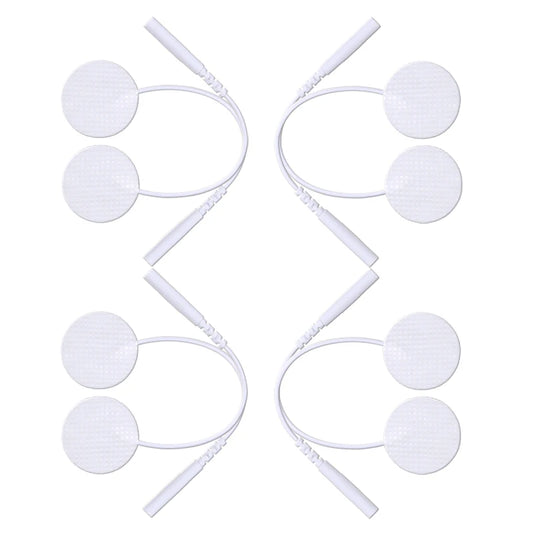25mm Self-Adhesive Electrode Pads with Conductive Gel for EMS Electric Muscle Stimulator Pulse Massager Replacement Accessory