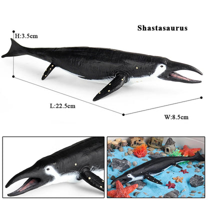 Oenux Prehistoric Savage Mosasaurus Megalodon Mammuthus Jurassic Dinosaurs Sea Life Animals Model Action Figures Toy Kids Gift