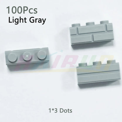 100/120Pcs MOC Building Block Simulation City Wall Brick Building Block Model Building Accessories Castle Construction Toys