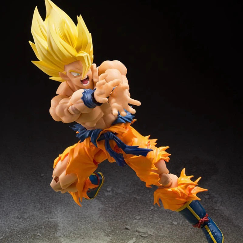Shf Dragon Ball Z Son Goku Legendary Action Figure PVC Movable Collection Anime Super Saiyan Kakarotto Figurine Model Toys 17cm