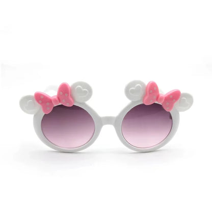 New Children Cute Cartoon UV400 Sunglasses Boys Girls Colors Outdoor Kids Sun Protection Sunglasses Baby Sport Shades Glasses