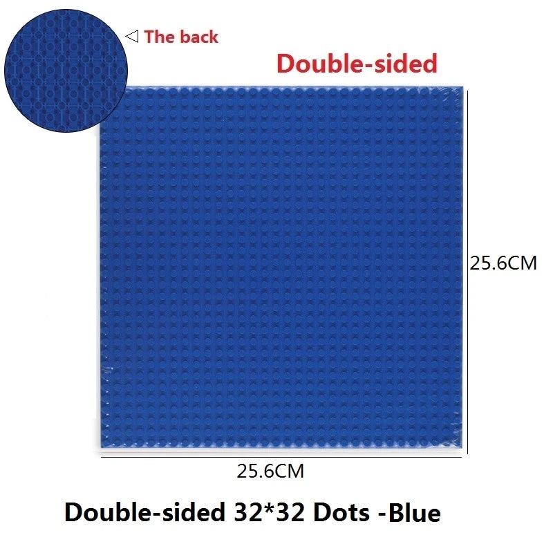 Base Plate 32*32 Dots Double-sided Base Building Blocks Baseplate Bricks Classical Bricks Kids Toys Compatible with Brand Blocks