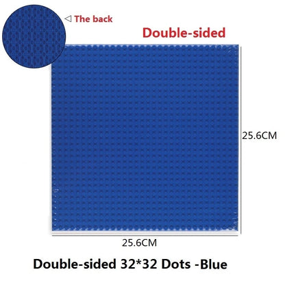 Base Plate 32*32 Dots Double-sided Base Building Blocks Baseplate Bricks Classical Bricks Kids Toys Compatible with Brand Blocks